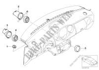 Tobera aireacion/moldura para MINI Cooper S 2000