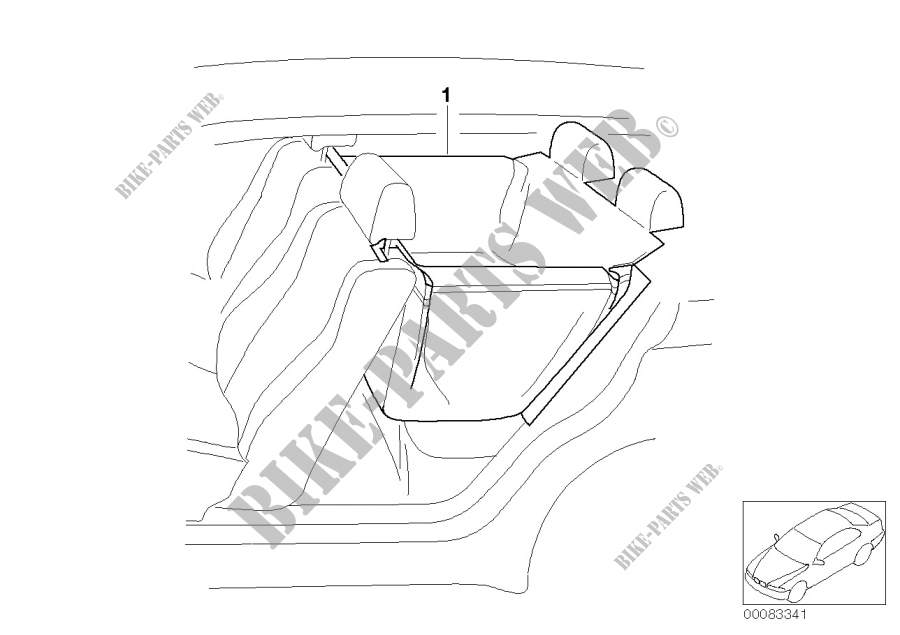 Cubierta universal asientos traseros para MINI Cooper D 2.0 2010