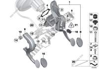 Mec. de pedales con muelle recuperador para Mini Cooper 2010