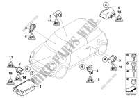 Piezas electricas airbag para MINI Coop.S JCW 2012