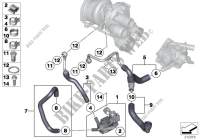 Turbocompresor sist. de refrigeración para MINI Cooper S 2012