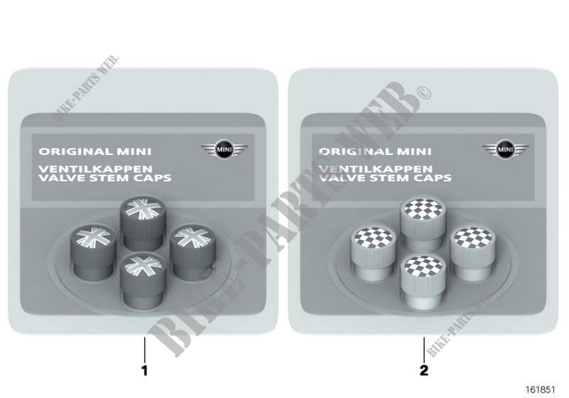 Casquetes de válvula para MINI Cooper S 2012
