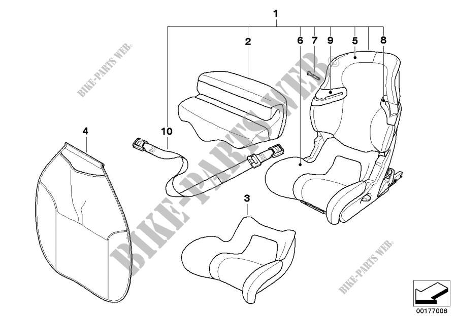 MINI Junior Seat I II Isofix para MINI Cooper 2014