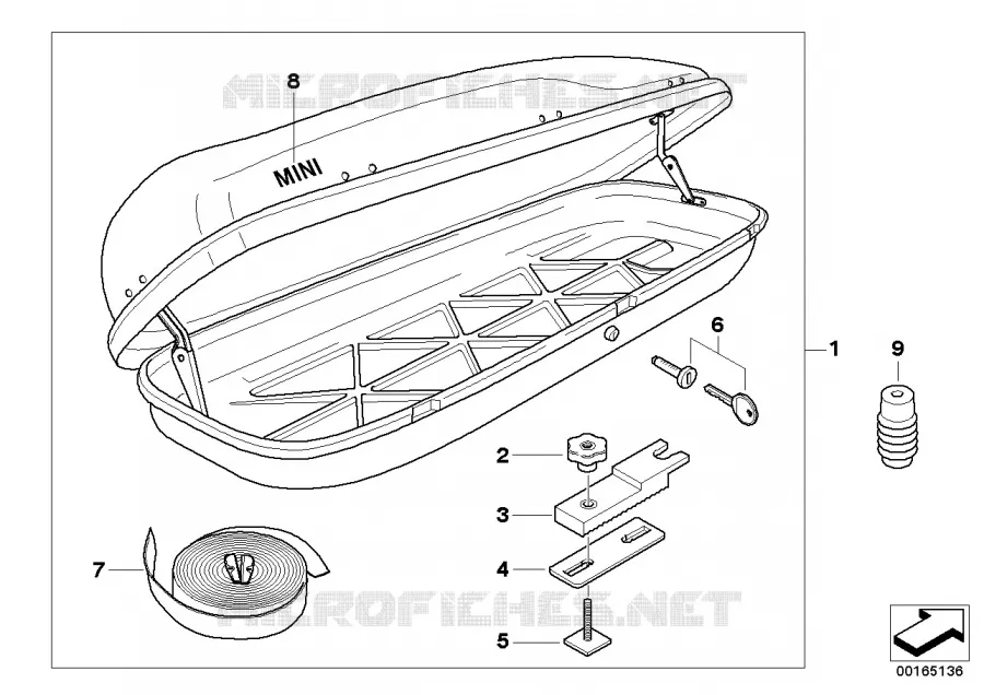 Portaequipajes para techo MINI MINI JOHN COOPER WORKS 2011 JCW ALL4 N JCW ALL4