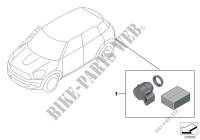 Conjunto de reequipamiento PDC tras. para MINI Cooper S 2010