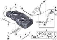 Depósito combustible/piezas de sujeción para MINI Cooper SD 2011