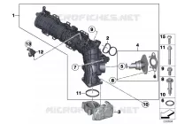 Equipo de aspiracion-AGR motor COOPER D mini-coche 2010 Cooper D 1.6 51377