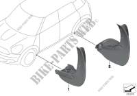 Faldilla guardabarros para MINI Cooper S ALL4 2010