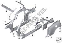 Nervado lateral componentes para MINI Cooper S 2011