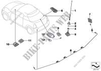 Piezas adicionales antena para MINI Cooper S 2011