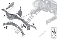 Piezas de montaje compartimiento motor para MINI Cooper 2010