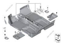 Revestimien.d.suelo para MINI Cooper S 2010