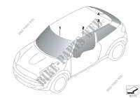 Vidrios para MINI Cooper S 2012