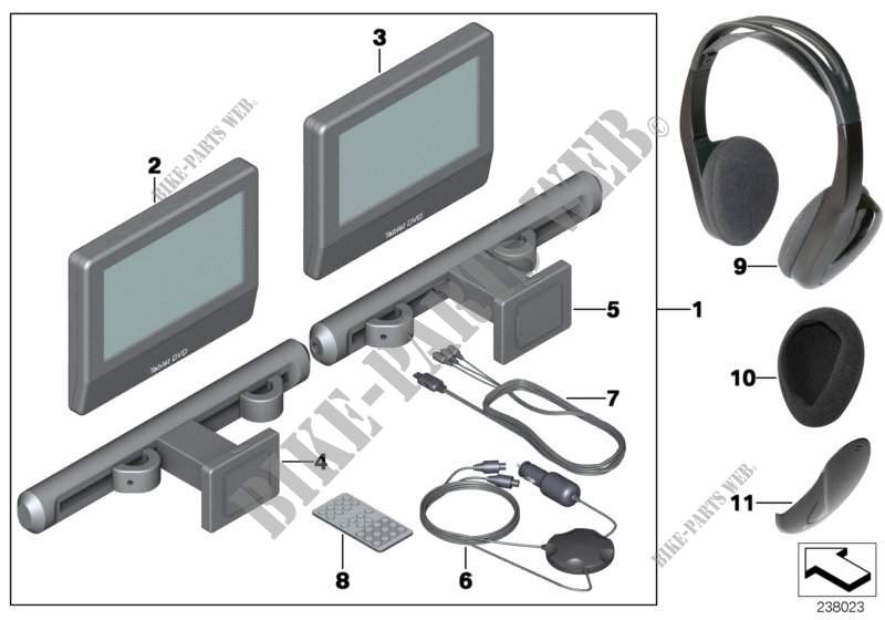 DVD System Tablet para MINI One Eco 2009