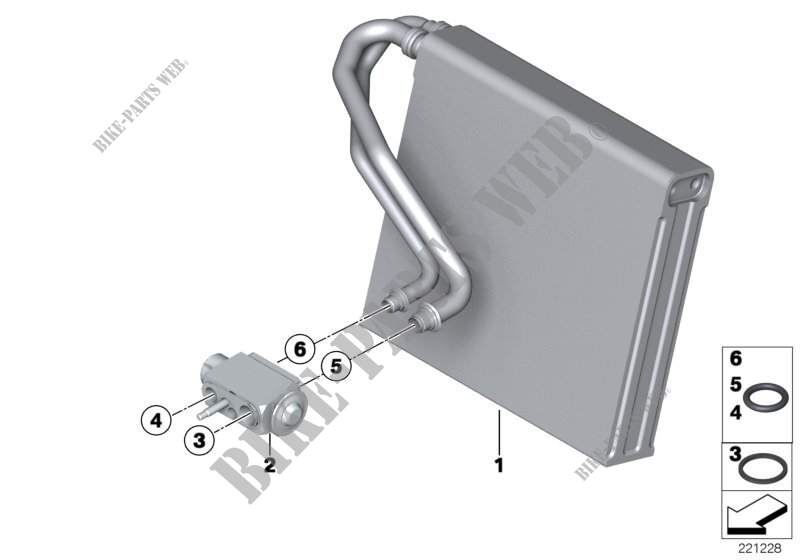 Evaporador / Válvula de expansión para MINI Cooper 2011