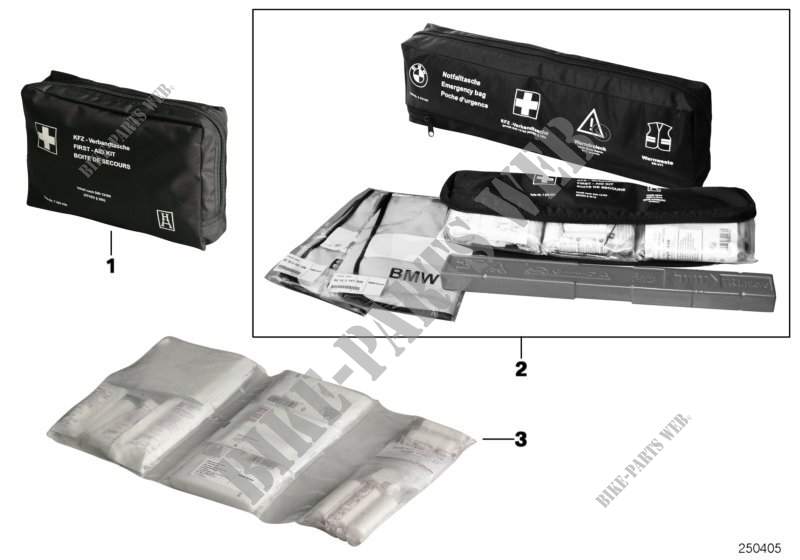Kit de primeros auxilios universal para MINI Cooper D 2006