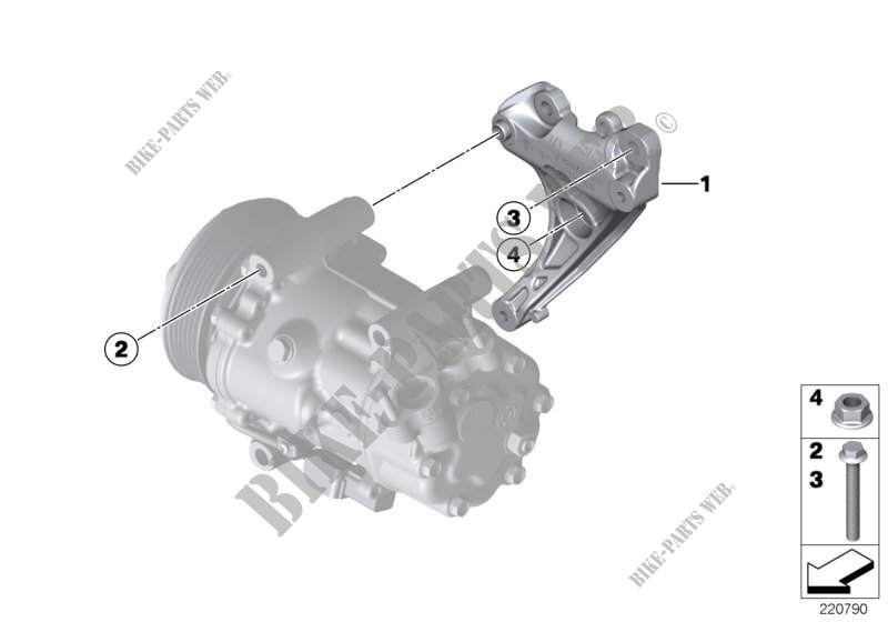Piezas adicion.p compresor aire acond. para MINI Cooper 2011