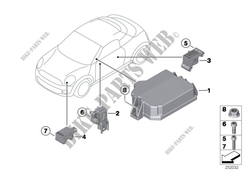 Piezas electricas airbag para MINI Coop.S JCW 2011