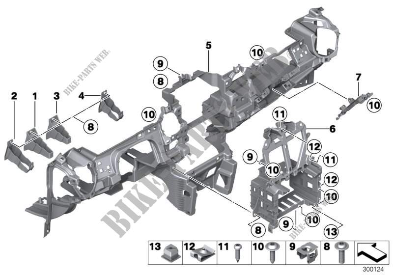 Revestimiento cuadro de instrumentos para MINI Cooper D 2.0 2010