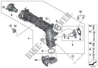 Equip.aspirac. AGR c regulac.d chapaleta para MINI Cooper D ALL4 1.6 2012