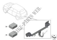 Kit reequip. enganche de remolque extr. para MINI Cooper ALL4 2012