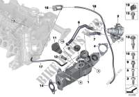 Reducción gas de escape refrigeración para MINI Cooper D ALL4 1.6 2012