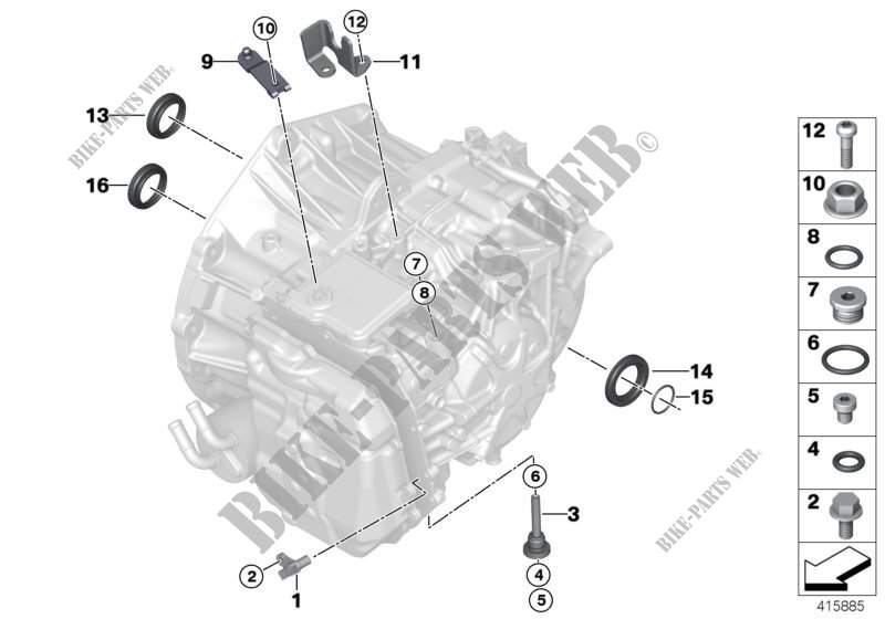 GA6F21AW piezas adosadas/juntas para MINI Cooper 2014