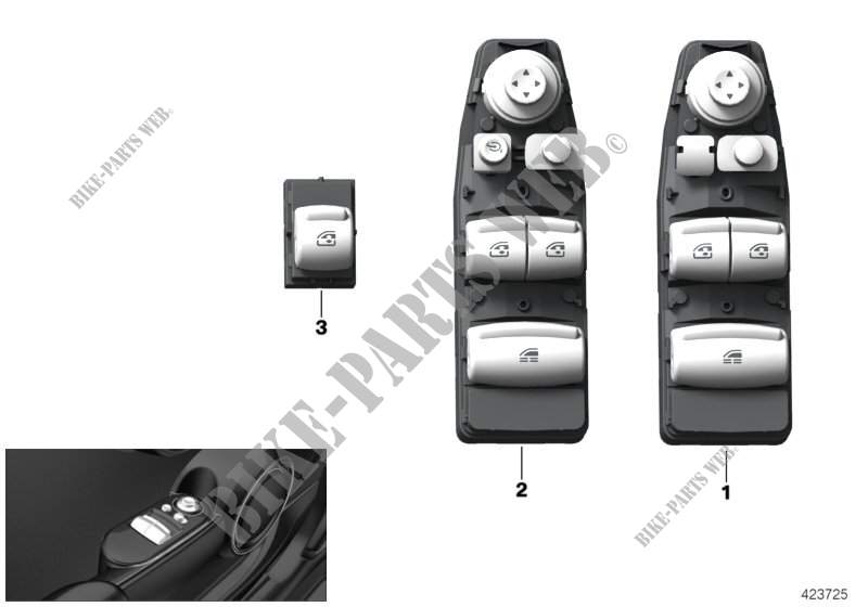 Interruptor alzacristales para MINI Cooper 2014