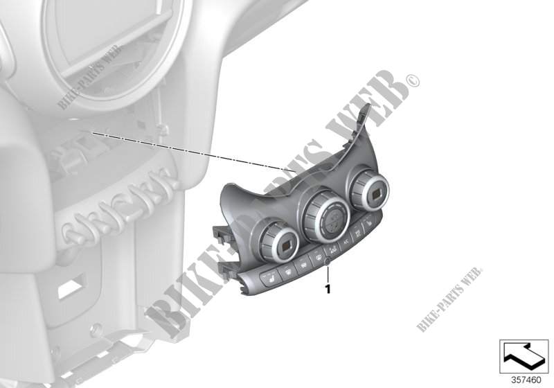 Mando de climatizador automático para MINI Cooper S 2013