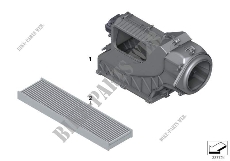Microfiltro/piezas de caja para MINI Cooper S 2009