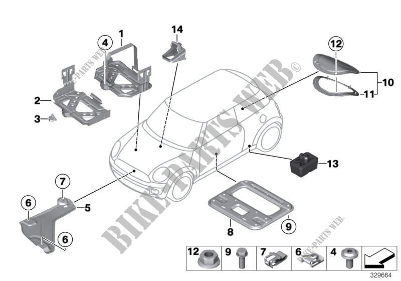 Piezas de montaje de carrocería para MINI Cooper 2011