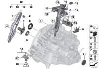 Componentes engranaje GS6 55BG para MINI Cooper 2010
