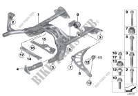 Soporto eje delantero/brazo transversal para MINI Cooper 2010