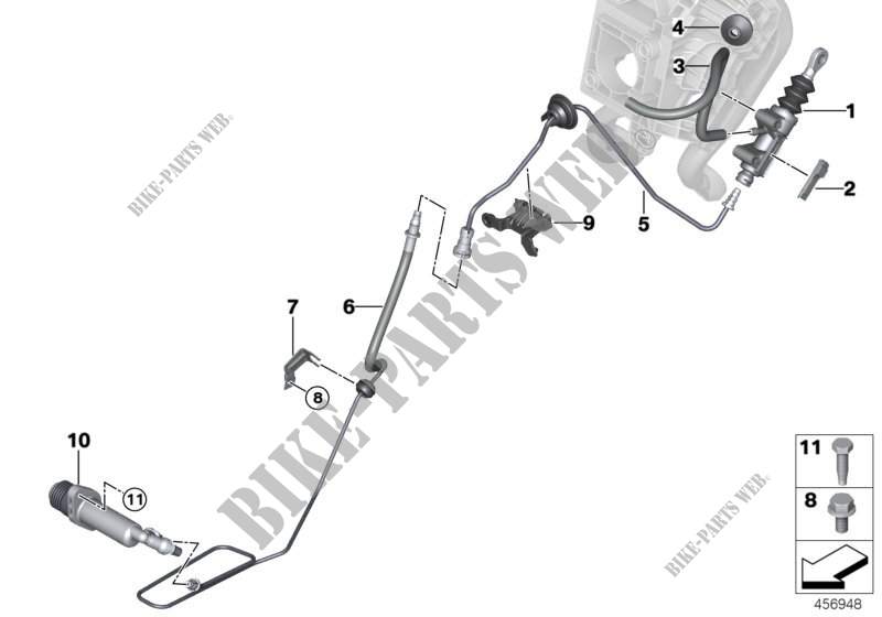 Accionamiento del embrague para MINI Cooper D 2013