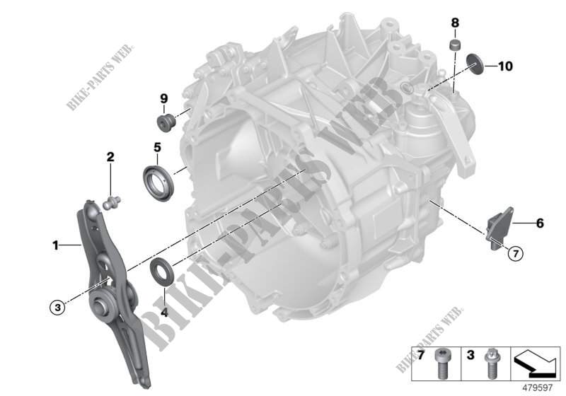 Componentes engranaje GS6 58BG/DG para MINI Cooper 2014