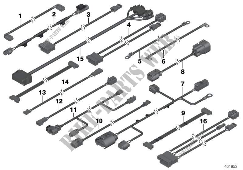 Diversas juego de cables adicional para MINI Coop.S JCW 2011