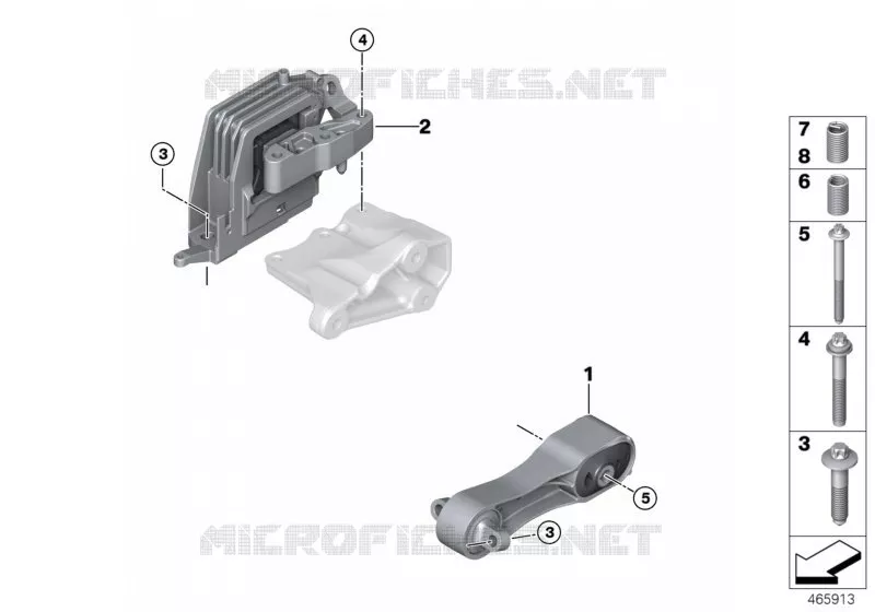 Suspension del motor MINI MINI COOPER S 2016 Cooper S N Cooper S