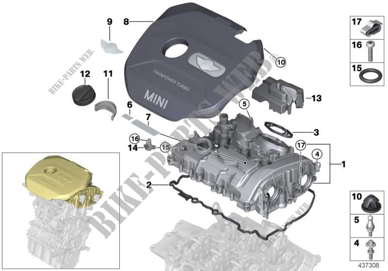 Tapa culata/Piezas adicionales para MINI Cooper 2014