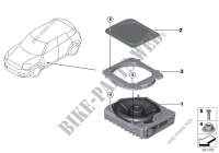 Piezas sueltas altavoz central graves para MINI Cooper S ALL4 2015