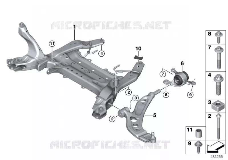 Soporto eje delantero/brazo transversal MINI MINI COOPER D 2014 Cooper D N Cooper D