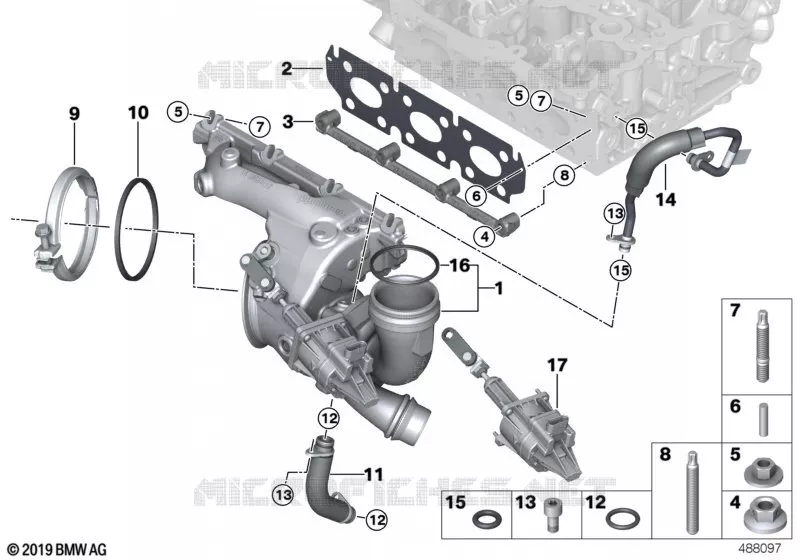 Turbo compresor con lubrificacion MINI MINI ONE 2014 One N One