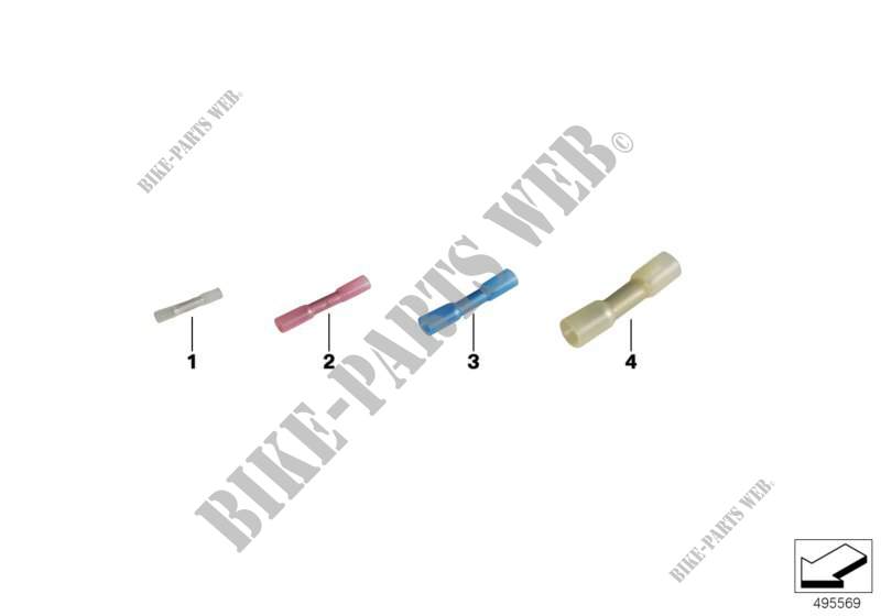 Empalme con tubo flexible contraíble para MINI Cooper 2014