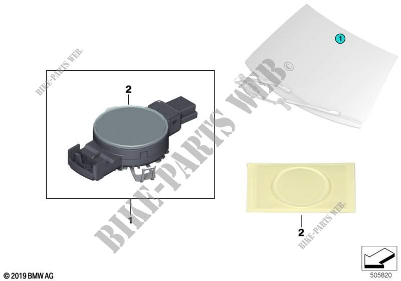 Sensor lluvia/luz/sol/empañamiento para MINI Cooper 2014