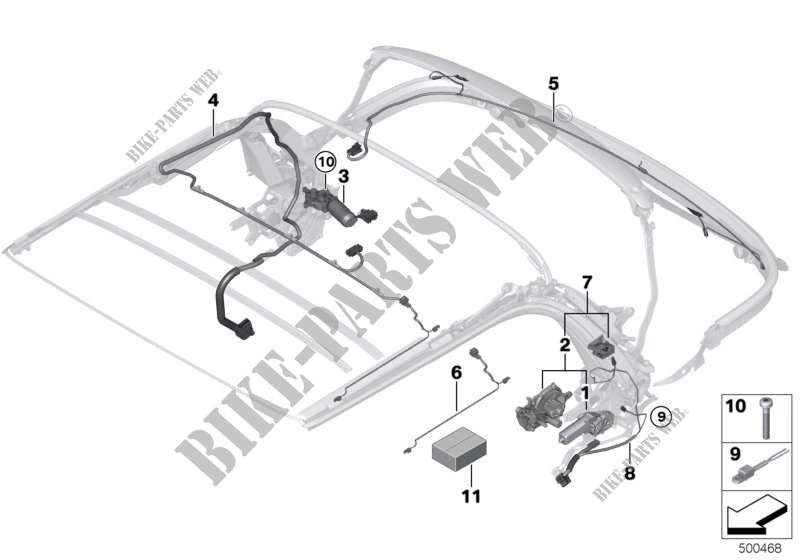 Sistema eléctrico/mazo de cables capota para MINI Cooper 2014
