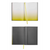 MINI BLOC DE NOTAS GRIS/AMARILLO-MINI